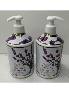 2 Hand Soap M & S Seed Co Lavender Chamomile Argan Coconut Oil 636 ml / 21.5oz